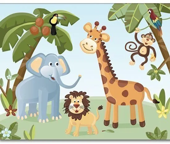Jungle Safari Animals | Go Wild With Animal Prints in the Nursery ...