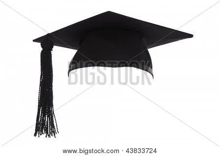 Junta de mortero o gorro de graduación aislado sobre un fondo ... Junta de mortero o gorro de graduación aislado sobre un fondo ...