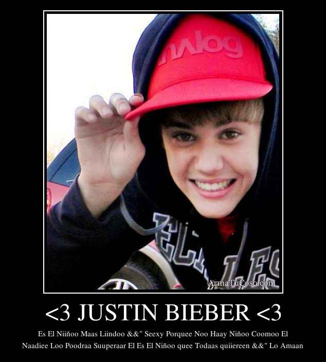 3 JUSTIN BIEBER <3