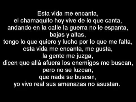 C KAN ESTA VIDA ME ENCANTA LETRA - YouTube