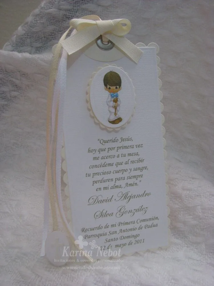 Karina Nebot: Souvenirs separadores de libro para Primera Comunión ... Karina Nebot: Souvenirs separadores de libro para Primera Comunión ...