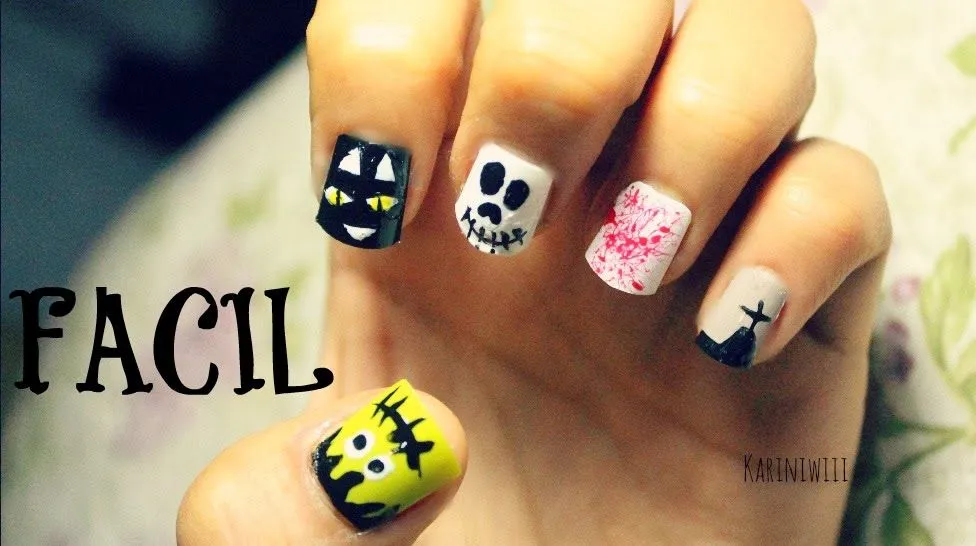 kariniwiii: UÑAS PARA HALLOWEEN