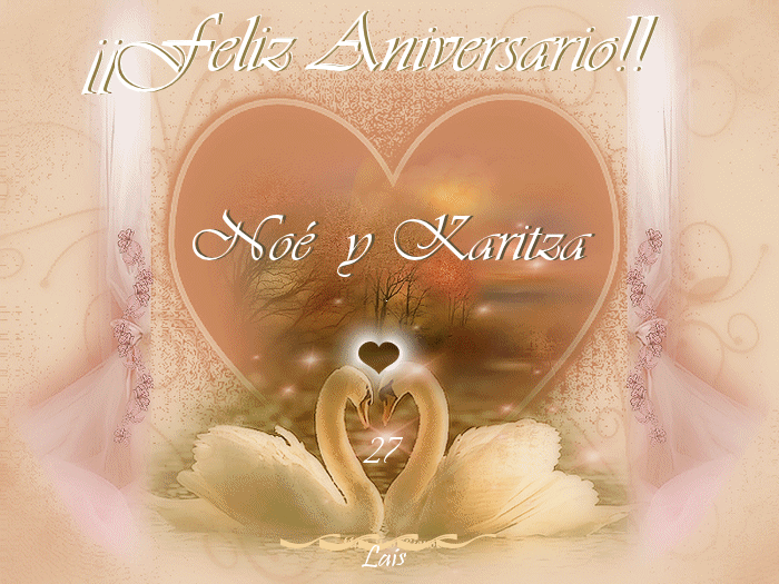 KARITZA...FELIZ ANIVERSARIO DE BODAS ~♥~: - MI MUNDO SOÑADO - Gabitos