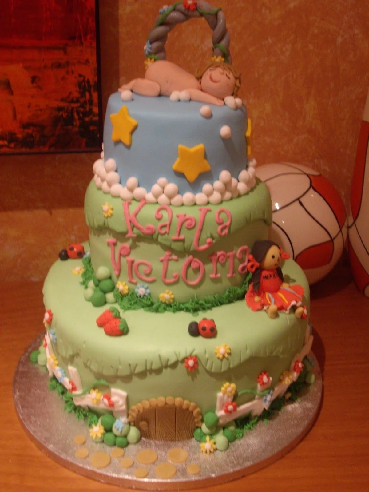 Karma's cakes: Tarta bautizo especial