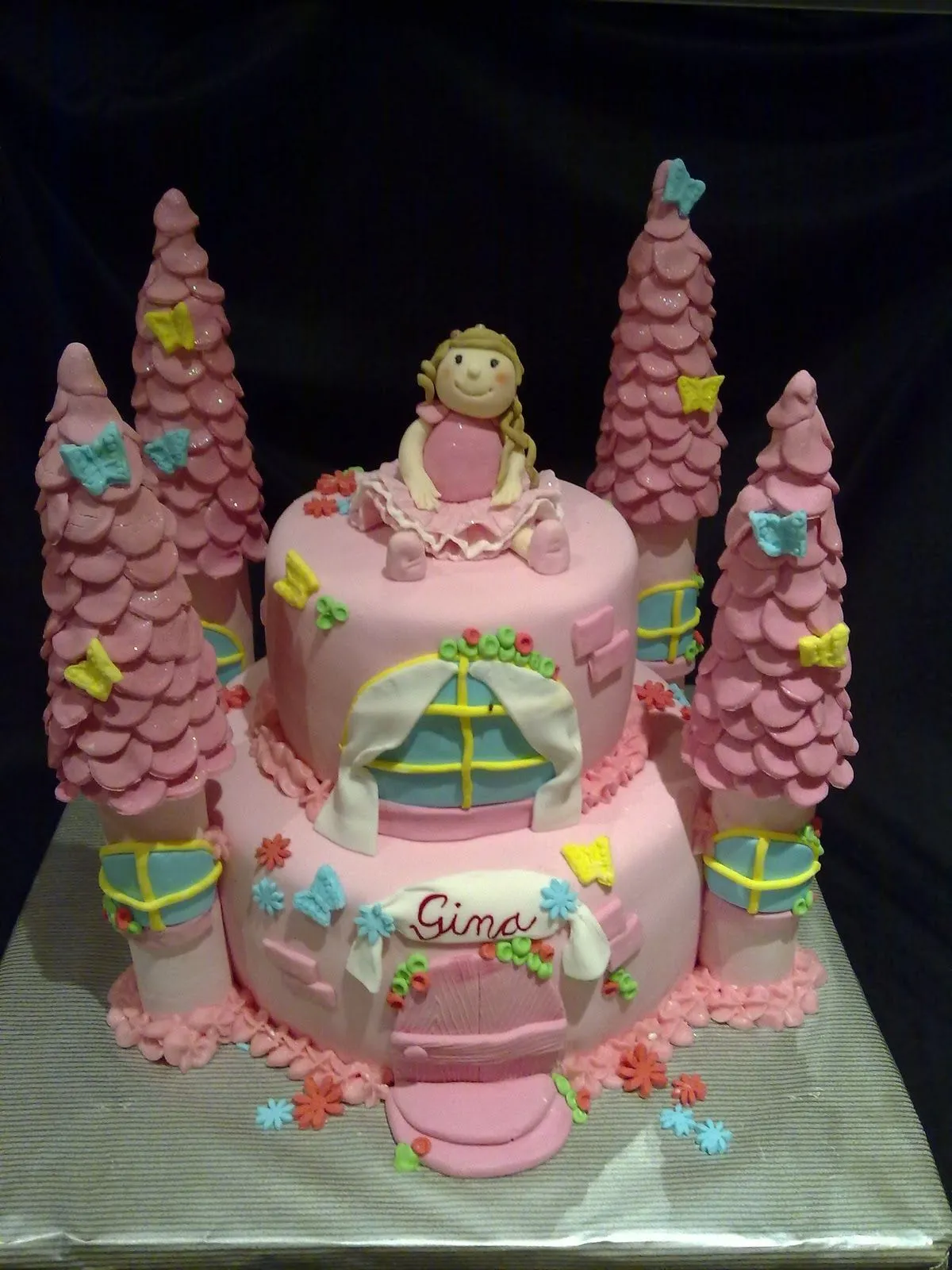 Karma's cakes: Tarta Castillo princesa Gina Karma's cakes: Tarta Castillo princesa Gina