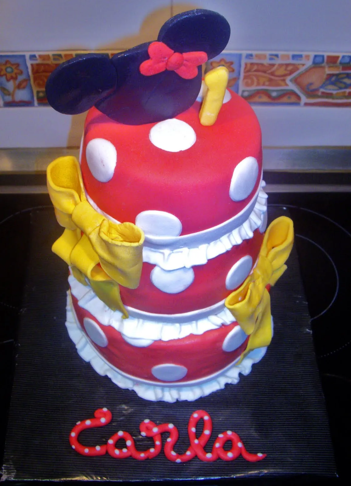 Karma's cakes: Segunda tarta Minnie Mouse