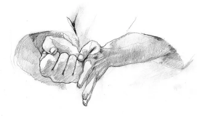 karrlamkass: DIBUJO A LAPIZ: LA POSTURA FINAL DEL KATA