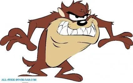 Kartun tazmania vector - Imagui