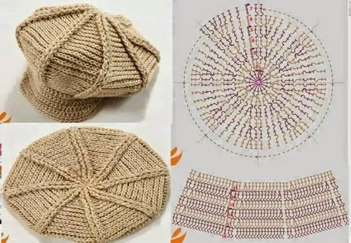 Katia Ribeiro Acessórios: Boinas, gorros em crochê com gráfico ... Katia Ribeiro Acessórios: Boinas, gorros em crochê com gráfico ...