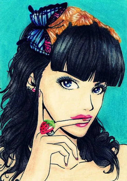 Katy Perry Anime version 2.0 by Lady-Butterfly19 on DeviantArt Katy Perry Anime version 2.0 by Lady-Butterfly19 on DeviantArt