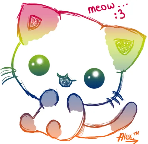 Kawaii Cat By Aleks96 by snowstarofrippleclan on DeviantArt Kawaii Cat By Aleks96 by snowstarofrippleclan on DeviantArt
