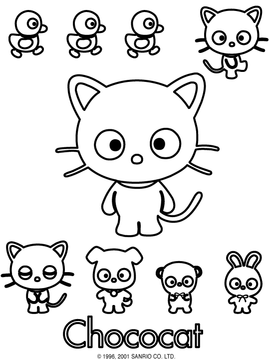 Cosas kawaii para colorear - Imagui