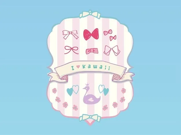 Kawaii lindo vector de la flor del amor | Descargar Fotos gratis Kawaii lindo vector de la flor del amor | Descargar Fotos gratis