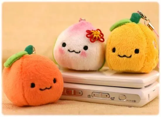 Kawaii Omanjyu celular muñeco de peluche de los encantos del ... Kawaii Omanjyu celular muñeco de peluche de los encantos del ...