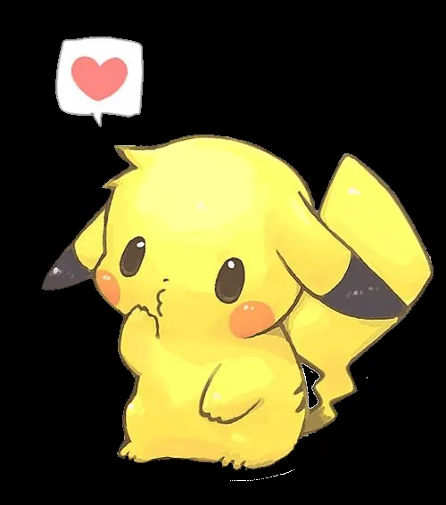 Kawaii Pikachu-Render/Png by SweetKawaiiLove on DeviantArt