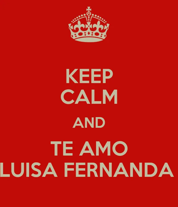 Fernanda te amo - Imagui