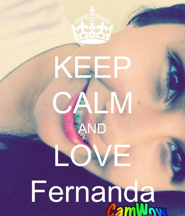 KEEP CALM AND LOVE Fernanda - KEEP CALM AND CARRY ON Image Generator