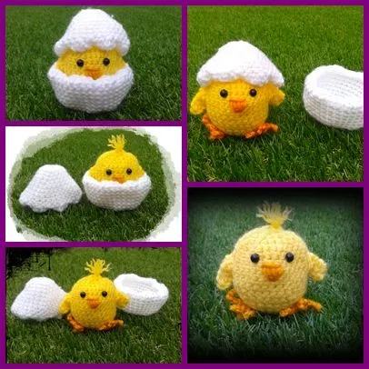 KEKUKO MANUALIDADES: Perfeccionando los pollitos amigurumis