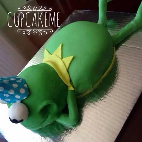 Kermit the frog 3D cake / Pastel de la rana rene en 3D | Cakes for ...