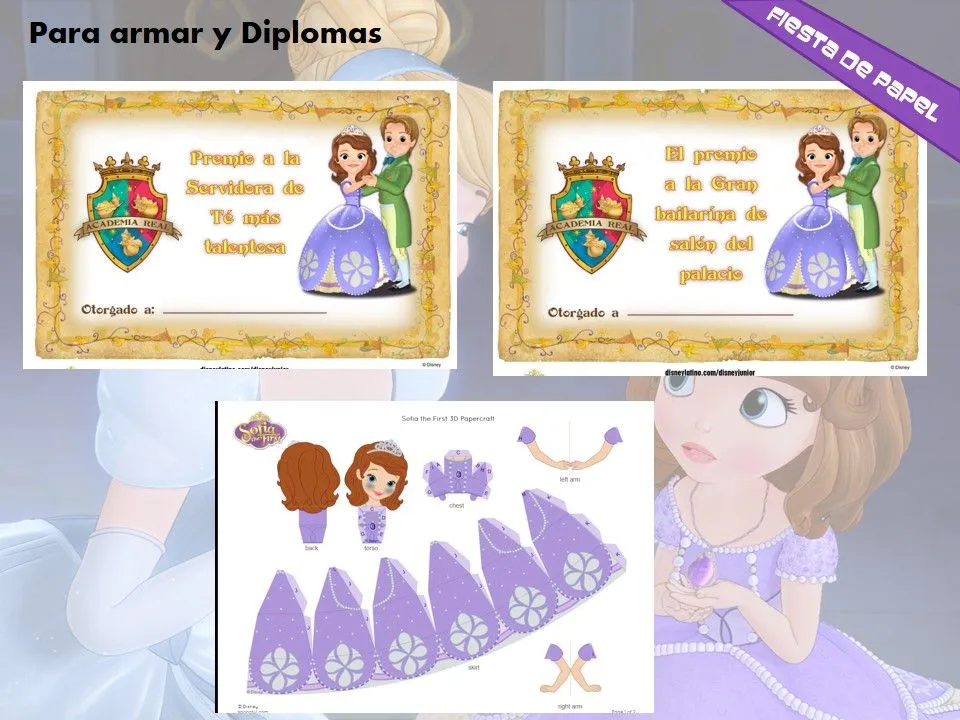 Tarjetas de la princesa Sofía - 8 fotos e imágenes gratis - Imagui