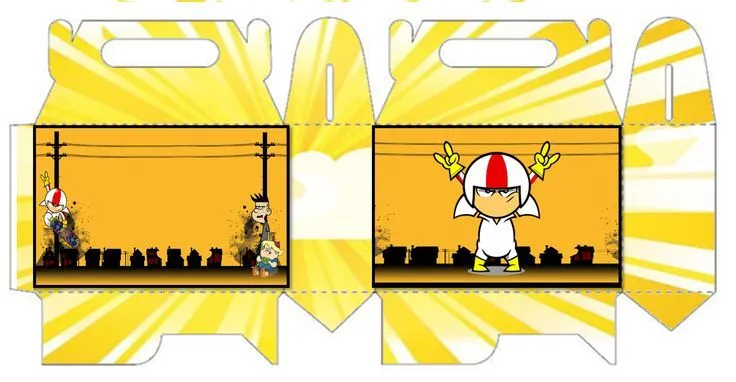 Kick Buttowski: Caja para Lunch, para Imprimir Gratis. | Para ...