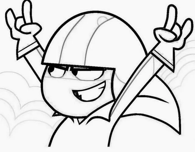 Kick Buttowski para colorear ~ Dibujos para Niños Kick Buttowski para colorear ~ Dibujos para Niños
