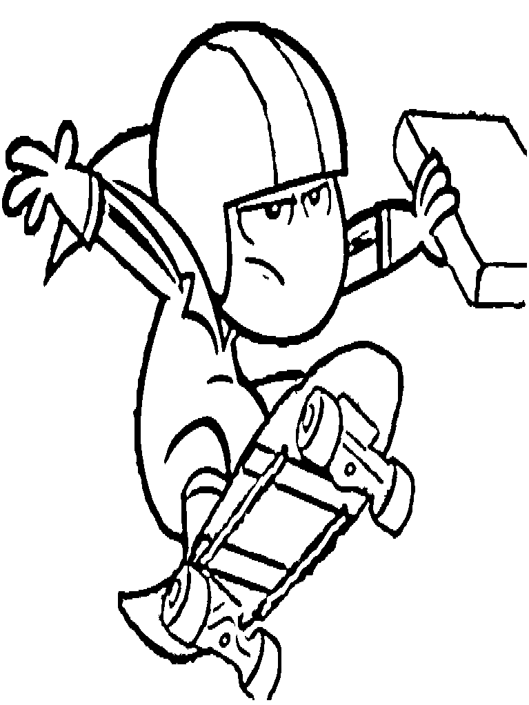 Kick Buttowski para colorear | Dibujos para Niños Kick Buttowski para colorear | Dibujos para Niños