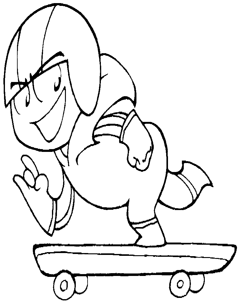 Kick Buttowski para colorear | Dibujos para Niños