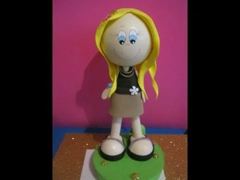 kids-net al3ab يقدم الجديد : Muñeca Fofucha 3d Foami GomaEva Paso ...