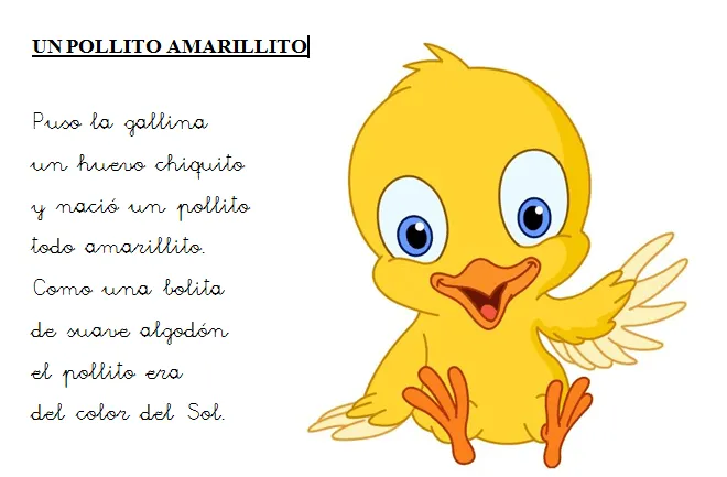 KIDS-TIC: UN POLLITO AMARILLITO