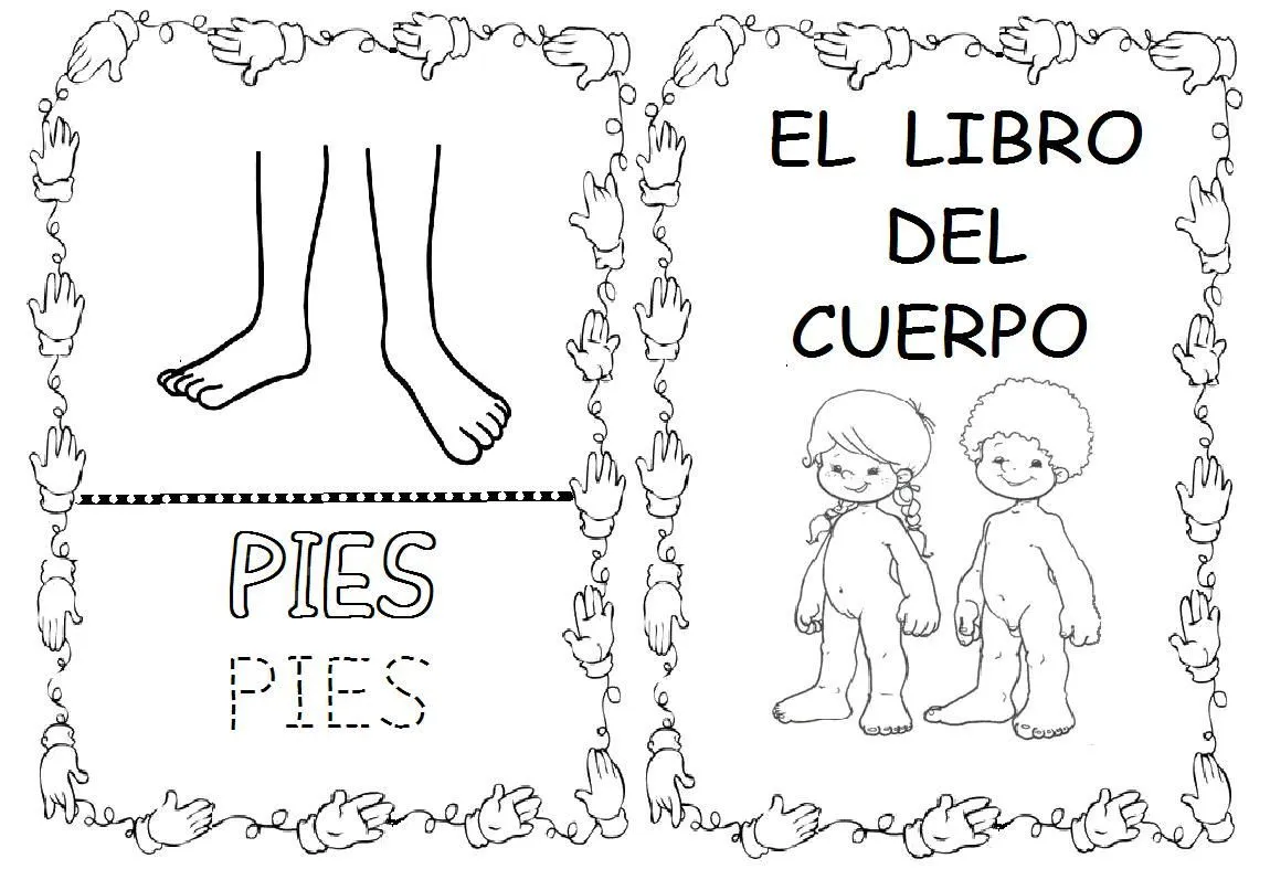 Kids Zone: Conociendo mi Cuerpo. Imágenes para Colorear Kids Zone: Conociendo mi Cuerpo. Imágenes para Colorear