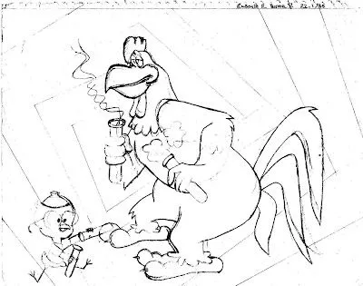 kikehp77blog: Fan art's old sketches.