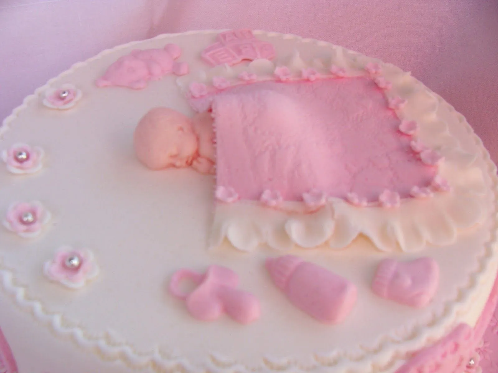 KIKITARTAS: tarta bautizo niña
