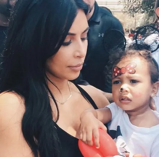 Kim &amp; North at Disneyland - June 15, 2015 | North West "Nori ...