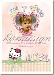 kireidesign: Tarjetas Primer Añito - Plantilla kireidesign: Tarjetas Primer Añito - Plantilla