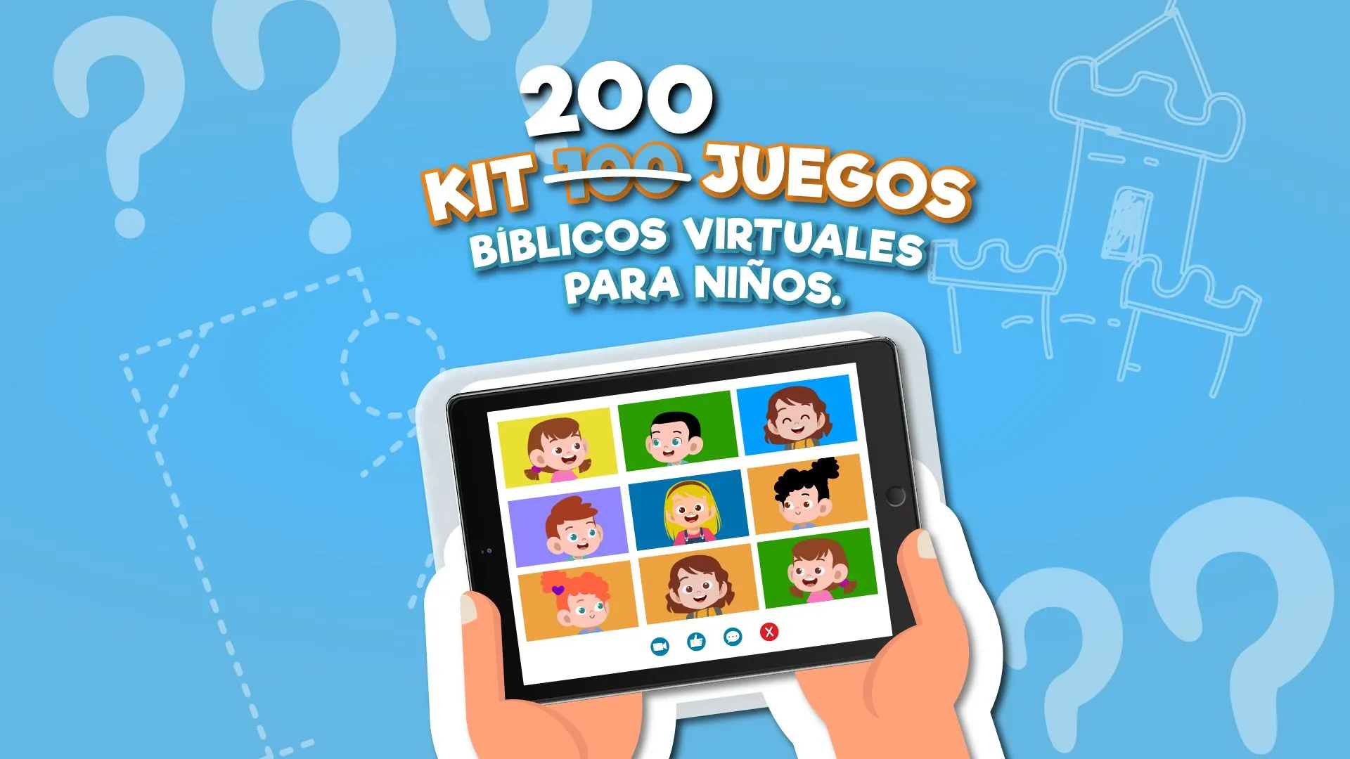 KIT 200 juegos bíblicos virtuales para niños - Más Impulso KIT 200 juegos bíblicos virtuales para niños - Más Impulso