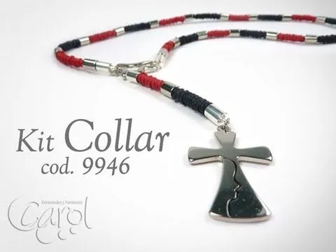KIT 9946 Kit Camandula macrame roja - YouTube KIT 9946 Kit Camandula macrame roja - YouTube