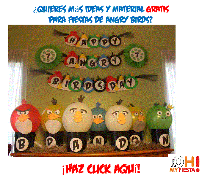 Kit de Angry Birds para Imprimir Gratis. | Ideas y material gratis ... Kit de Angry Birds para Imprimir Gratis. | Ideas y material gratis ...