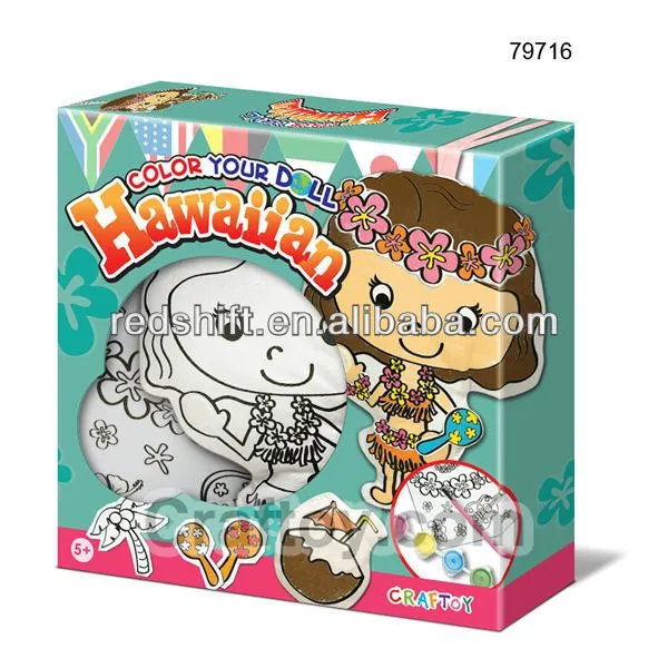 kit para colorear el color de su muñeca de la cultura hawaiana ... kit para colorear el color de su muñeca de la cultura hawaiana ...