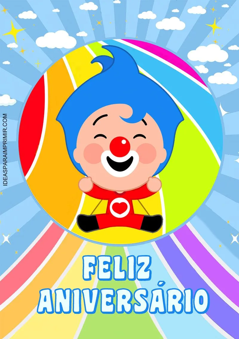 KIT de cumpleaños de PAYASO PLIM PLIM imprimible GRATIS. Incluye invitaciones editables!! - Ideas para imprimir KIT de cumpleaños de PAYASO PLIM PLIM imprimible GRATIS. Incluye invitaciones editables!! - Ideas para imprimir