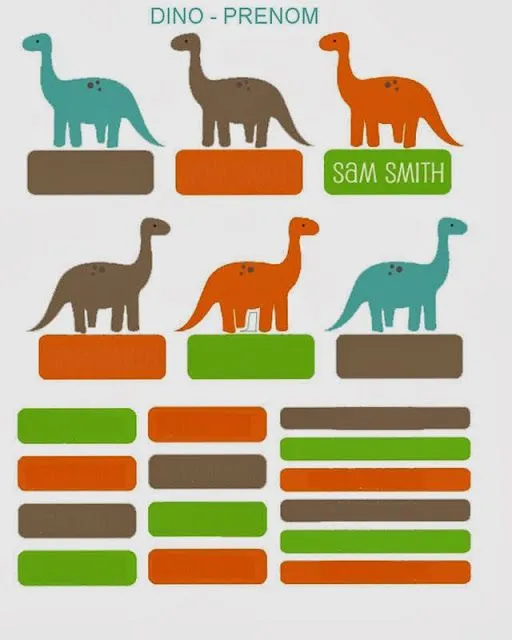 Kit de Dinosaurios para Imprimir Gratis. | Ideas y material gratis ... Kit de Dinosaurios para Imprimir Gratis. | Ideas y material gratis ...