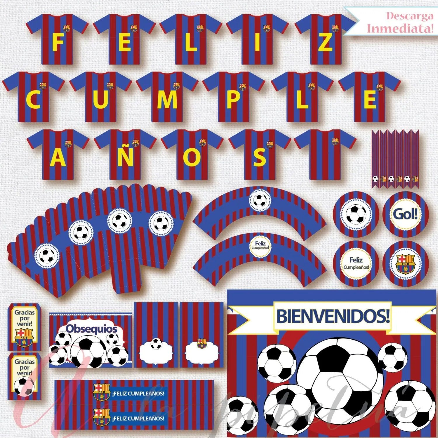 Kit de futbol imprimible para cumpleaños - Etsy México Kit de futbol imprimible para cumpleaños - Etsy México