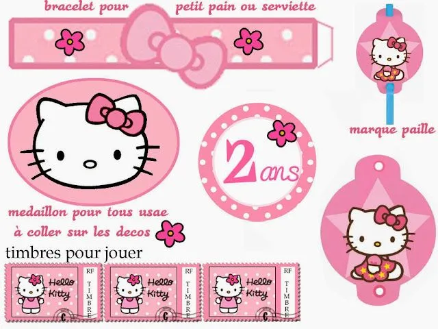 Kit de Hello Kitty para Imprimir Gratis | Ideas y material gratis ... Kit de Hello Kitty para Imprimir Gratis | Ideas y material gratis ...