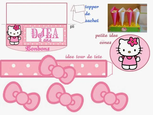 Kit de Hello Kitty para Imprimir Gratis | Ideas y material gratis ... Kit de Hello Kitty para Imprimir Gratis | Ideas y material gratis ...