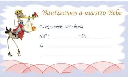 Kit De Imagenes Imprimibles: Tarjetas invitación de Bautizo para ... Kit De Imagenes Imprimibles: Tarjetas invitación de Bautizo para ...