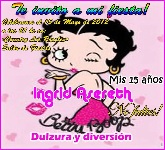 Kit Imprimible Betty Boop 15 Años Fiesta Temática - $ 29,98 en ... Kit Imprimible Betty Boop 15 Años Fiesta Temática - $ 29,98 en ...