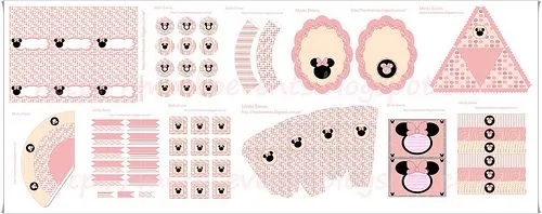 Kit imprimible gratis de Minnie Mouse - Imagui Kit imprimible gratis de Minnie Mouse - Imagui