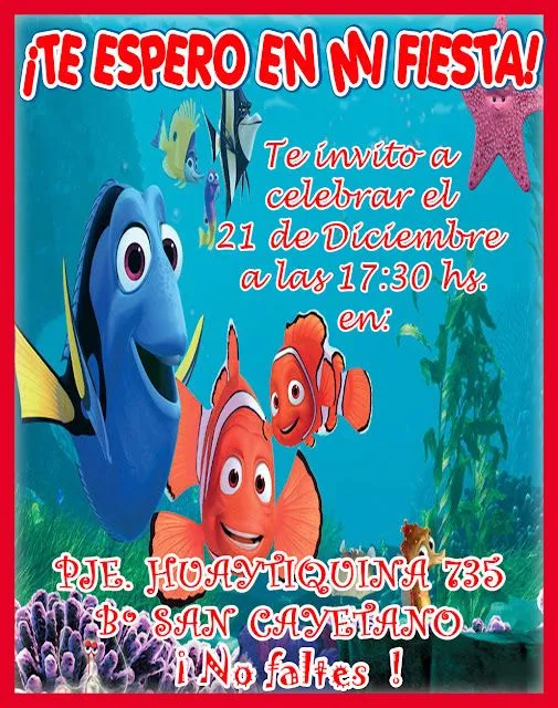 Kit Imprimible Nemo Pez Candy Bar Golosinas - $ 29,98 en MercadoLibre Kit Imprimible Nemo Pez Candy Bar Golosinas - $ 29,98 en MercadoLibre