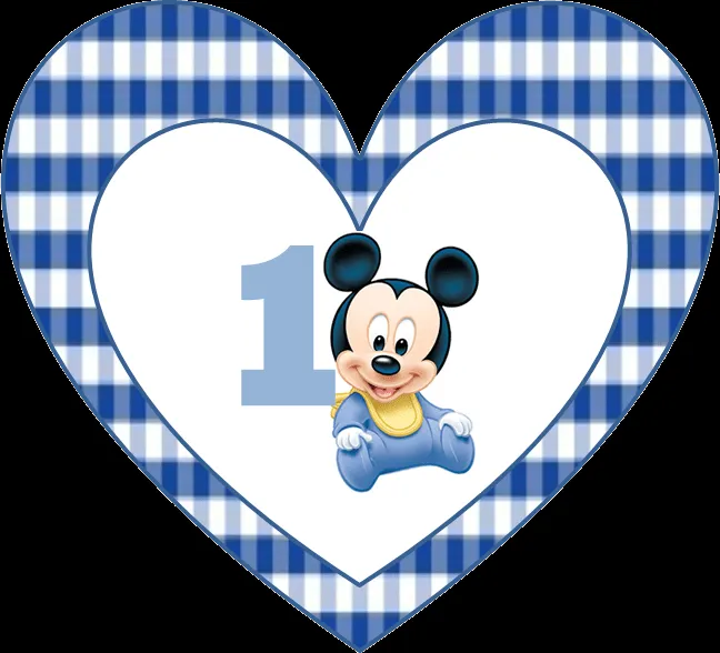 Kit Mickey Primer Año, para Imprimir Gratis. | Ideas y material ... Kit Mickey Primer Año, para Imprimir Gratis. | Ideas y material ...