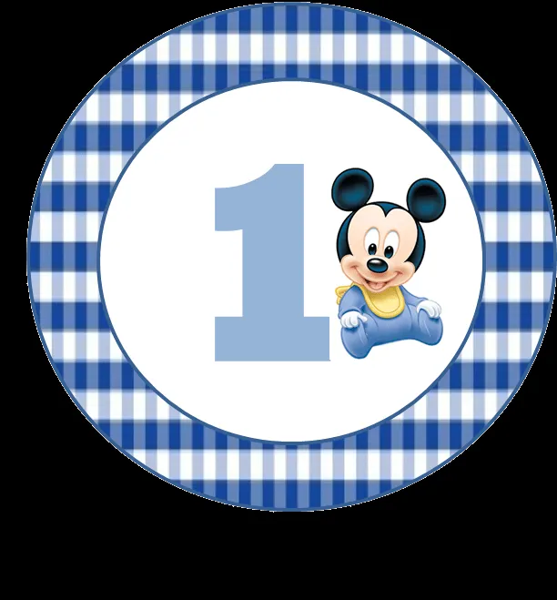 Kit Mickey Primer Año, para Imprimir Gratis. | Ideas y material ... Kit Mickey Primer Año, para Imprimir Gratis. | Ideas y material ...